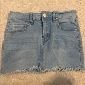 Denim Mini Skirt